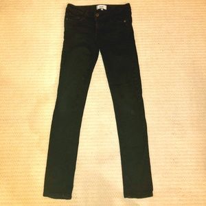 PAIGE ~ Skyline Skinny Shadow Black Jeans ~ Sz 25